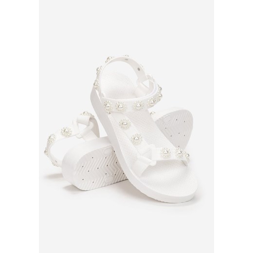Białe Sandały Hyrmile Renee 36 renee.pl okazja