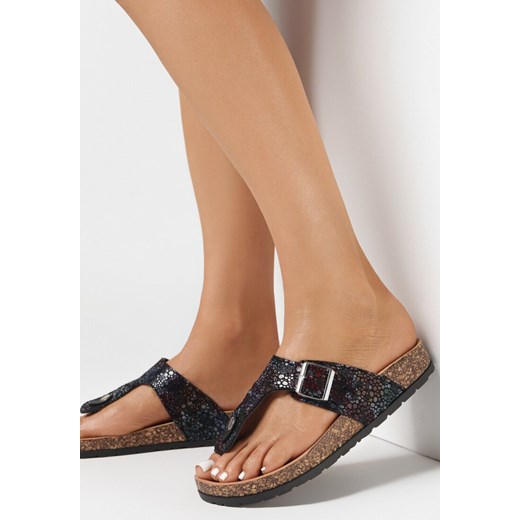 Czarne Klapki Haideda 38 born2be.pl