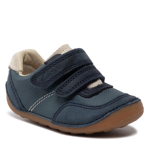 Półbuty CLARKS - Tiny Dusk T 261512987 Blue Combi Clarks 18.5 okazja eobuwie.pl