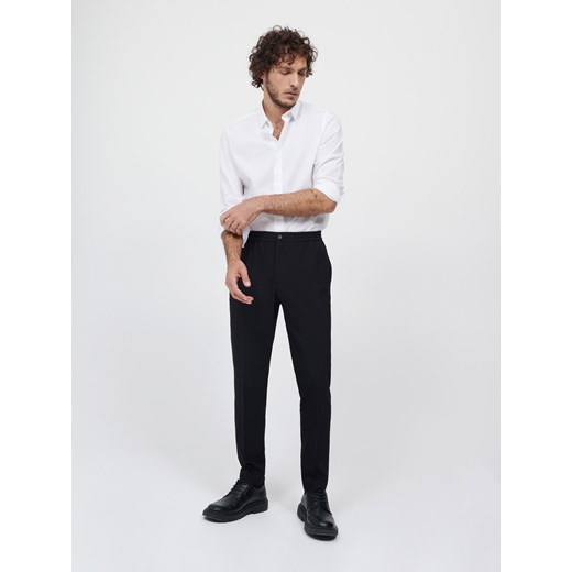 Reserved - Bawełniana koszula slim fit - Biały Reserved XL Reserved