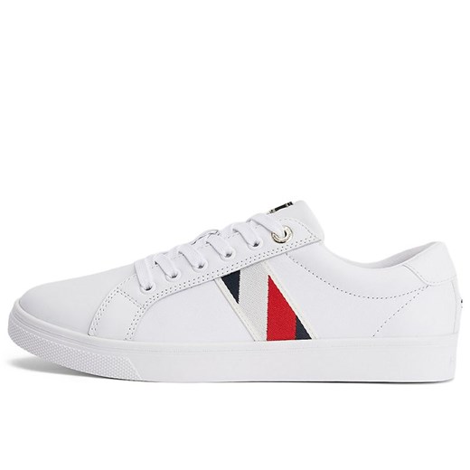 Buty Tommy Hilfiger Corporate FW0FW06605-YBR - białe Tommy Hilfiger 40 streetstyle24.pl