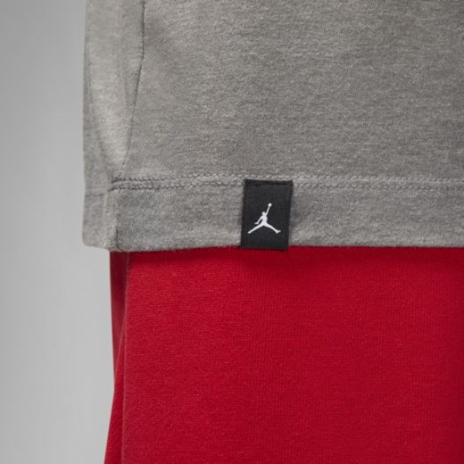 Męski T-shirt z nadrukiem Jordan Brand Sorry - Szary Jordan XS Nike poland