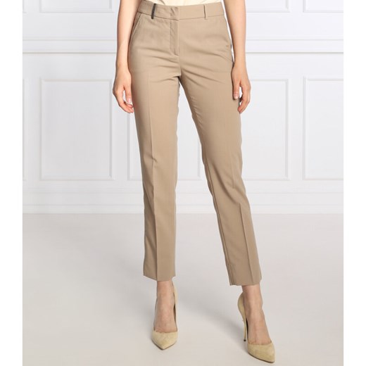 Peserico Spodnie | Regular Fit | z dodatkiem wełny Peserico 36 wyprzedaż Gomez Fashion Store