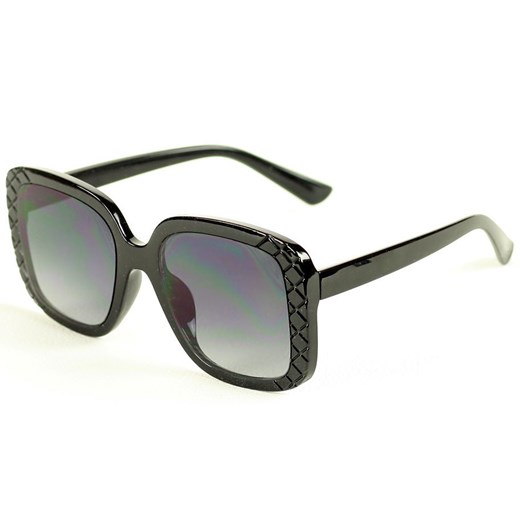 Oversizoweo okulary przeciwsłoneczne MAZZINI SIMPLE BEAUTY czarny Looks Style Eyewaer uniwersalny Verostilo