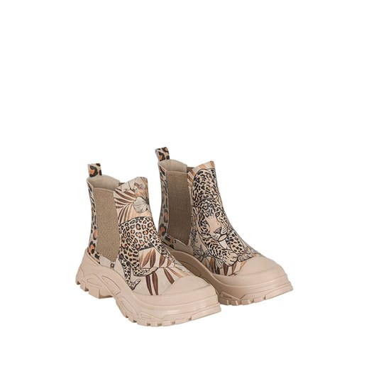 Skórzane sztyblety ze wzorem Streetfly 38 promocja Limango Polska