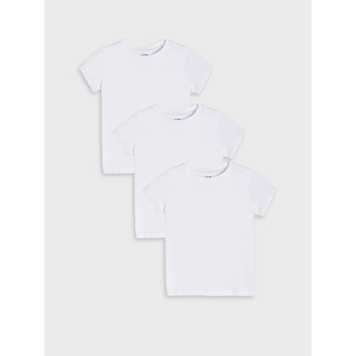 Sinsay - Koszulki 3 pack - Biały Sinsay 128 Sinsay