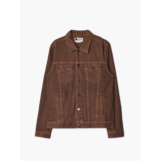 Cropp - Brązowa katana jeansowa - Brązowy Cropp XL Cropp
