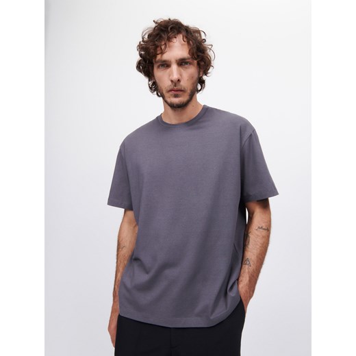 Reserved - T-shirt oversize - Jasny szary Reserved M Reserved
