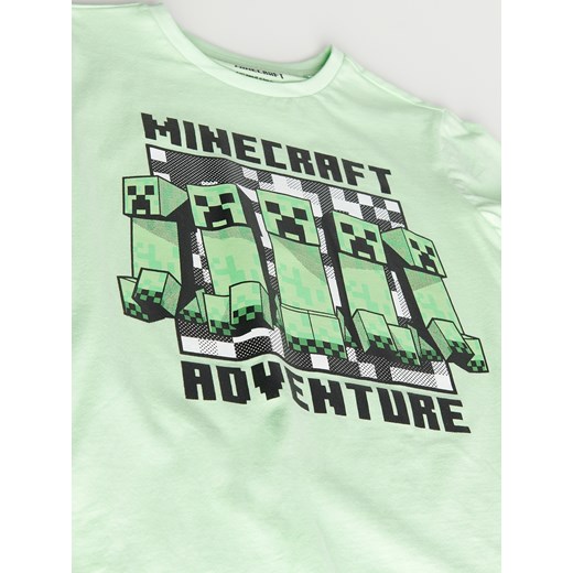 Reserved - T-shirt oversize Minecraft - Zielony Reserved 116 Reserved