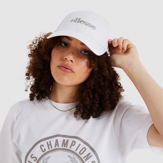 Czapka z daszkiem uniseks ELLESSE Alba Cap - biała Ellesse One-size wyprzedaż Sportstylestory.com