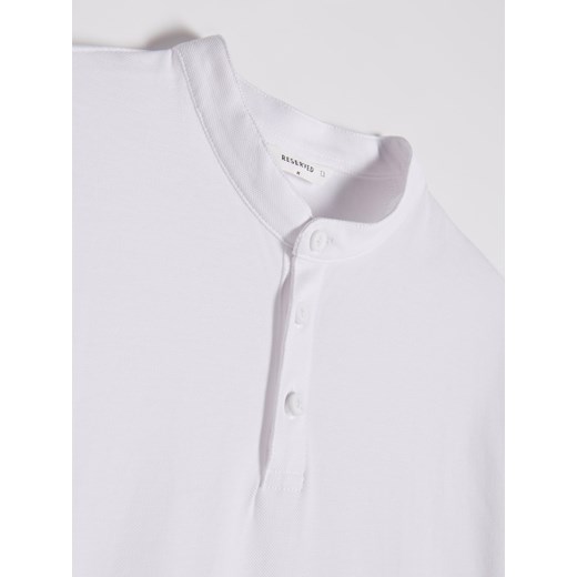 Reserved - Koszulka polo regular - Biały Reserved L Reserved