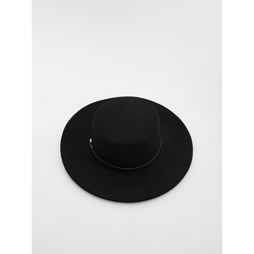 Reserved - Wełniany kapelusz - Czarny Reserved M Reserved