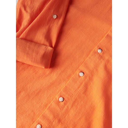 Reserved - Bawełniana koszula regular fit - Pomarańczowy Reserved XXL Reserved