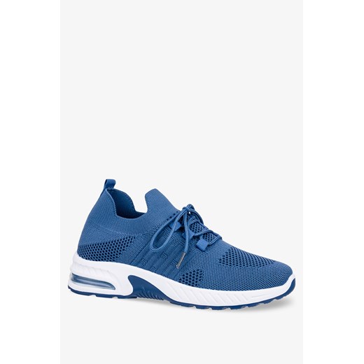 Niebieskie sneakersy Casu buty sportowe sznurowane 40-3-22-GL Casu 39 okazja Casu.pl