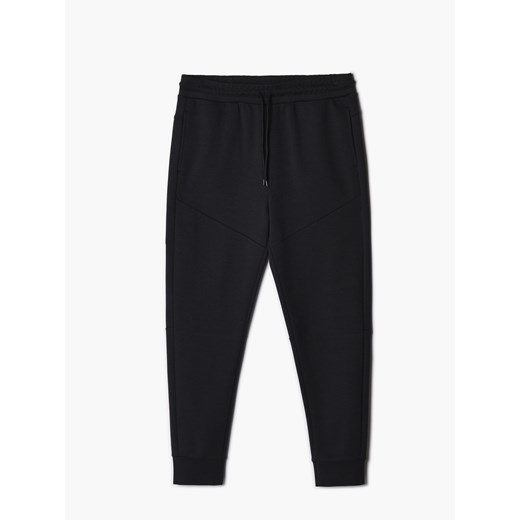 Cropp - Czarne joggery slim - czarny ze sklepu Cropp w kategorii Spodnie męskie - zdjęcie 141883167