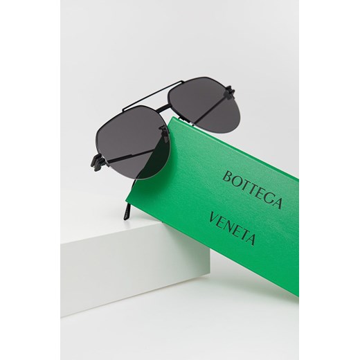 Bottega Veneta okulary przeciwsłoneczne damskie kolor czarny 59 ANSWEAR.com
