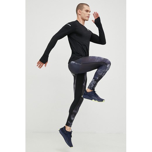 adidas Performance legginsy treningowe Techfit męskie kolor czarny wzorzyste M ANSWEAR.com