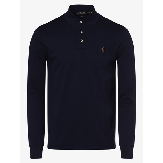 Polo Ralph Lauren - Męska koszulka polo – Slim fit, niebieski Polo Ralph Lauren M okazyjna cena vangraaf