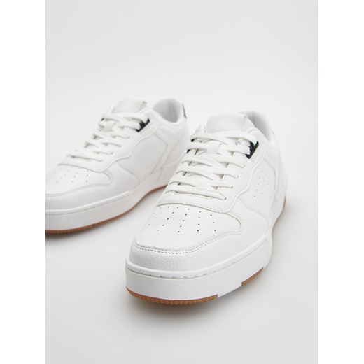 Reserved - Sneakersy z kontrastową wstawką - Biały Reserved 41 Reserved