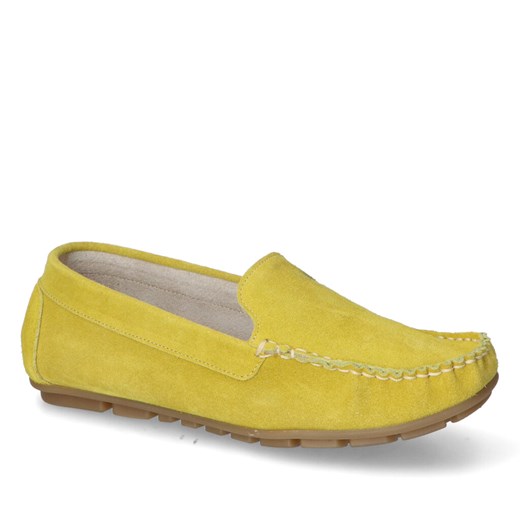 Mokasyny Karino 3910/070-P Żółte Zamsz ze sklepu Arturo-obuwie w kategorii Mokasyny damskie - zdjęcie 141908816