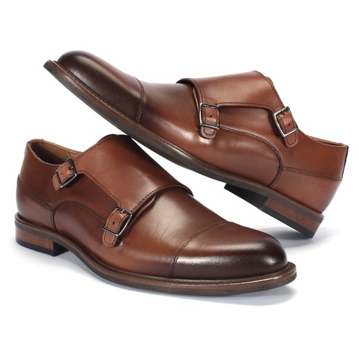 Domeno buty eleganckie męskie jesienne sznurowane 