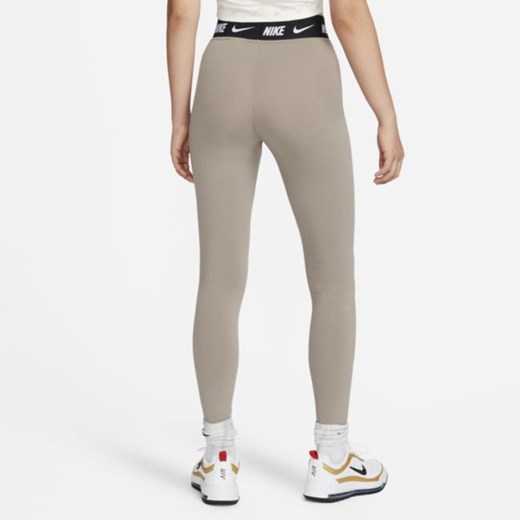 Damskie legginsy z wysokim stanem Nike Sportswear Club - Szary Nike 2XL Nike poland