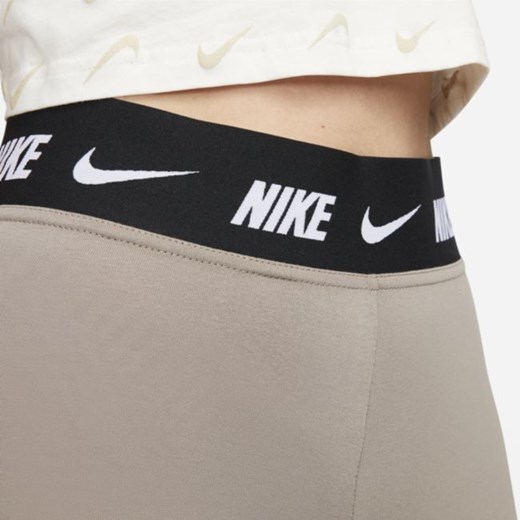 Damskie legginsy z wysokim stanem Nike Sportswear Club - Szary Nike L Nike poland