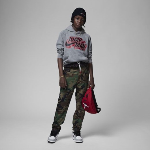 Bluza z kapturem dla dużych dzieci Jordan - Szary Jordan XL Nike poland