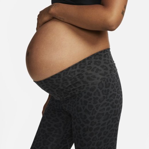 Damskie legginsy ciążowe z wysokim stanem i nadrukiem w cętki Nike Dri-FIT One Nike S Nike poland