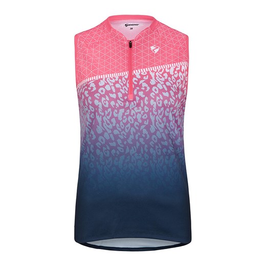 Koszulka kolarska "Nonea" w kolorze różowo-niebieskim Ziener 40 wyprzedaż Limango Polska