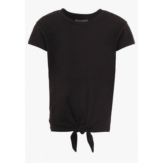 Czarna Koszulka Laodamia ze sklepu Born2be Odzież w kategorii Bluzki dziewczęce - zdjęcie 141968045