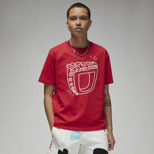 T-shirt damski Jordan Artist Series by Mia Lee - Czerwony Jordan L Nike poland