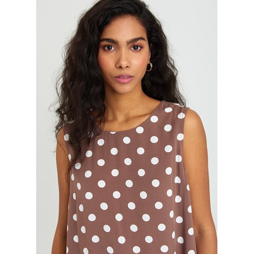 Sukienka bez ramiączek z nadrukiem w grochy Greenpoint 38 Happy Face