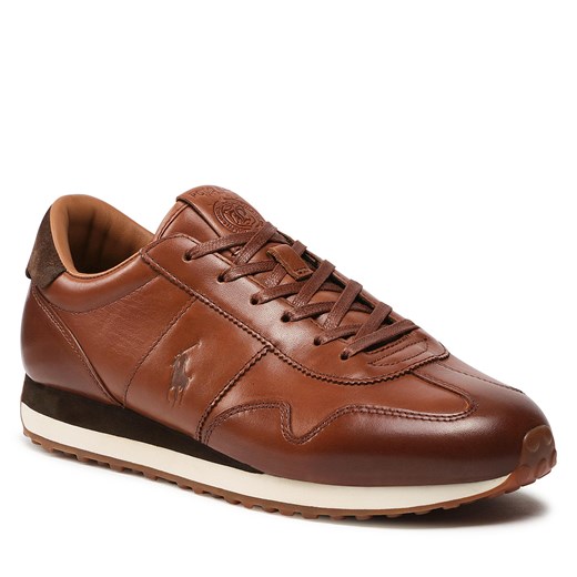 Sneakersy POLO RALPH LAUREN - Train 85 809860984001 Brown Polo Ralph Lauren 46 eobuwie.pl