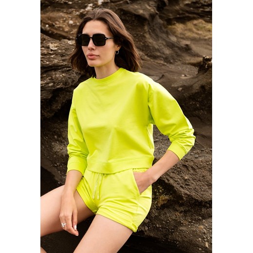 Gładka bluza crop top Femestage M wyprzedaż MONNARI