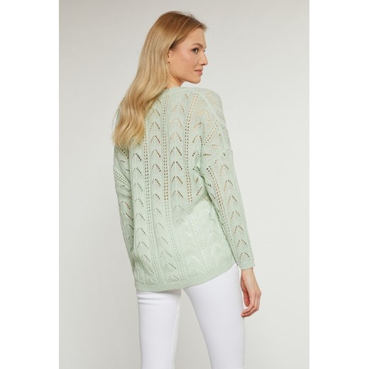 Ażurowy sweter damski S promocyjna cena MONNARI