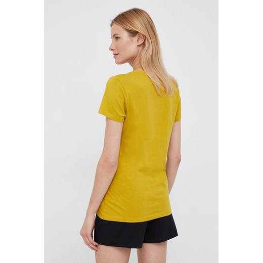 GAP t-shirt bawełniany kolor żółty Gap XXS ANSWEAR.com