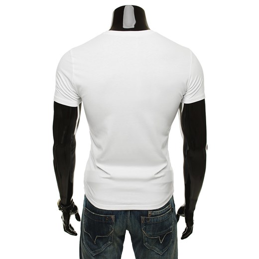 SUPERJOY 8821 T-SHIRT MĘSKI BIAŁY ozonee-pl bialy t-shirty