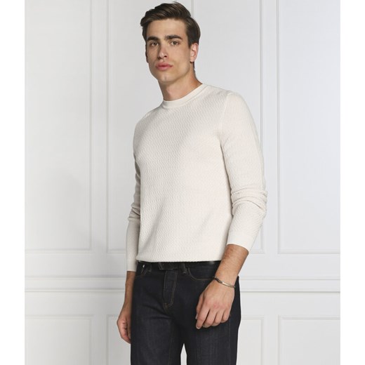 Emporio Armani Sweter | Slim Fit | z dodatkiem wełny Emporio Armani L Gomez Fashion Store
