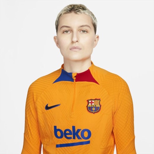 Damska treningowa koszulka piłkarska Nike Dri-FIT ADV FC Barcelona Strike Elite Nike S okazja Nike poland