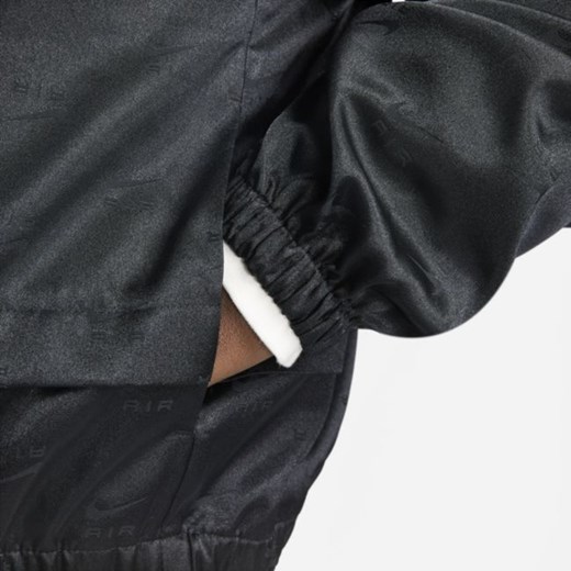 Damska satynowa kurtka z zamkiem na całej długości Nike Air (duże rozmiary) - Nike 2X Nike poland