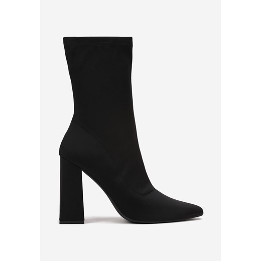 Czarne Botki Ompharis 38 born2be.pl