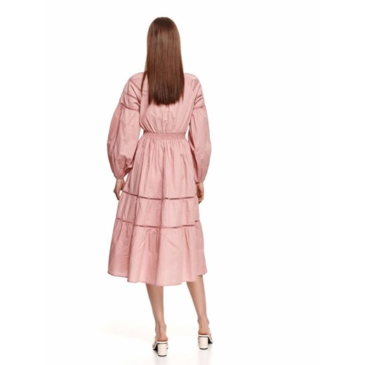 Sukienka midi z koronkowymi wstawkami Top Secret 40 promocyjna cena Top Secret