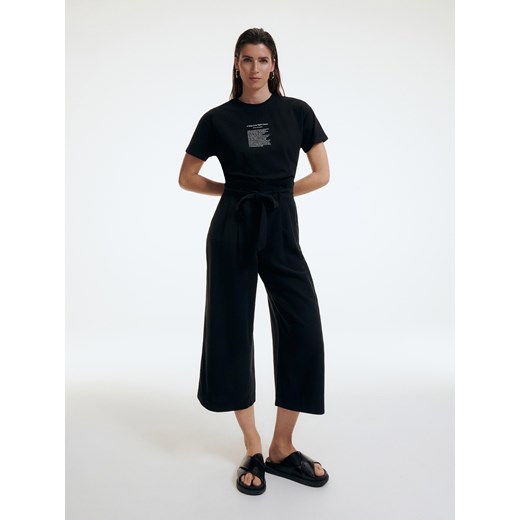Reserved - T-shirt oversize - Czarny Reserved XL Reserved