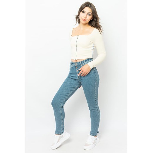 LONGSLEEVE DAMSKI CALVIN KLEIN JEANS J20J217771 BEŻOWY Calvin Klein M wyprzedaż Royal Shop