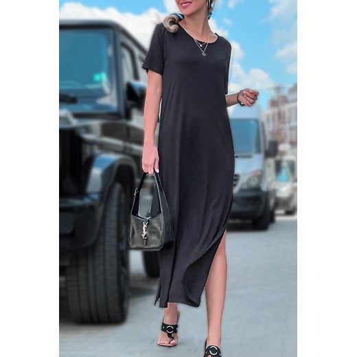 Sukienka MELSINA BLACK XXL okazja Ivet Shop