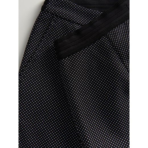 Reserved - Spodnie z elastyczną talią - Czarny Reserved 44 Reserved