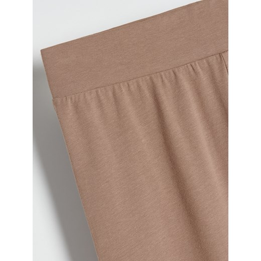 Reserved - Bawełniane legginsy - Beżowy Reserved XL Reserved