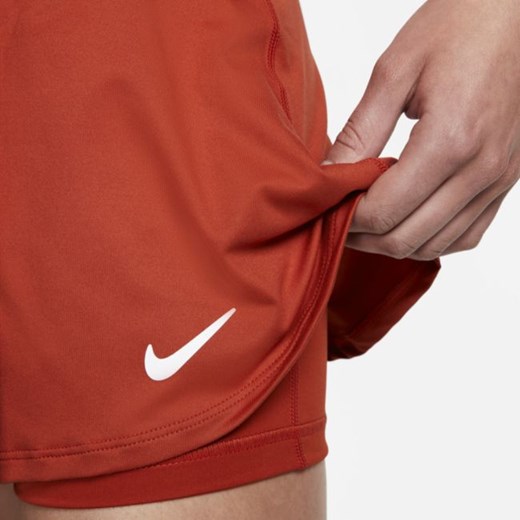 Damska spódniczka tenisowa z falbanami NikeCourt Dri-FIT Victory - Czerwony Nike M Nike poland