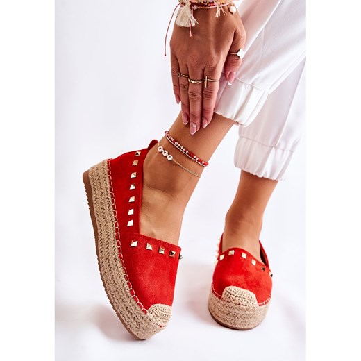 Wt1 espadryle damskie casualowe z klamrą